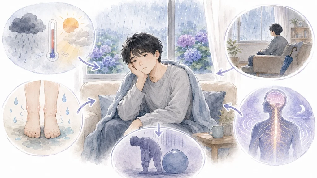 梅雨だるが起こる原因